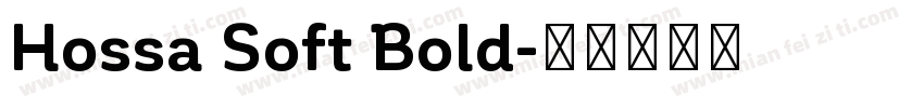 Hossa Soft Bold字体转换